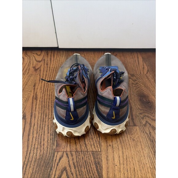 Nike React Element 87 Dusty Peach Shoes Mens US Size 10.5 Cork AQ1090-200 - Picture 4 of 5